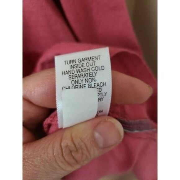 Dana Buchman Womens Top XL Pink 3/4 Sleeve Sequined Classic Carrier Casual - Picture 8 of 8